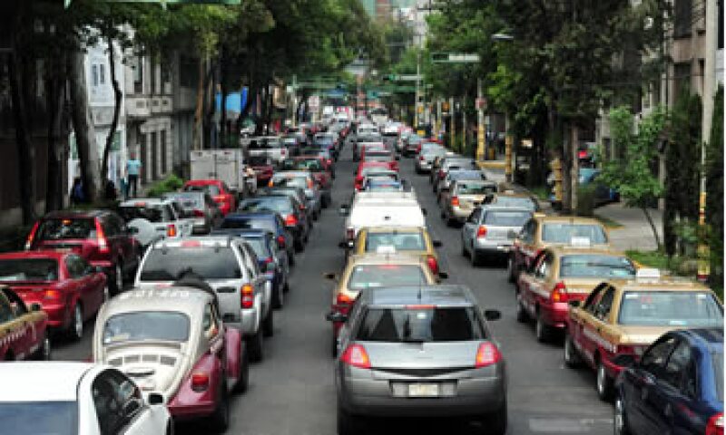 La velocidad promedio en el Distrito Federal es de apenas de 20 km/h. (Foto: Shutterstock )