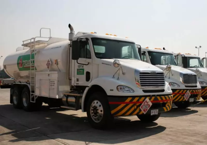 Autotanque de Pemex