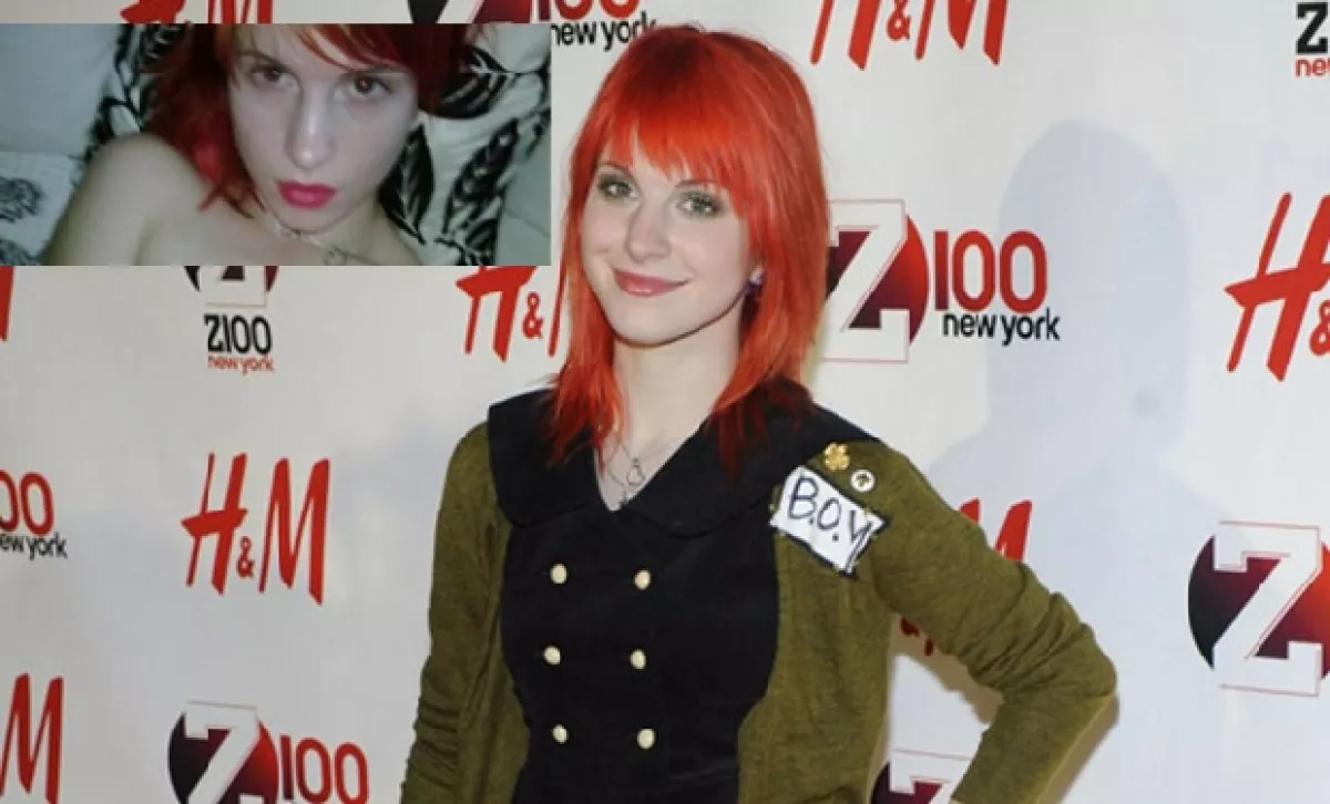 Hayley Williams, cantante de Paramore, tomó una fotografía con su Blackberry donde sale sin ropa.