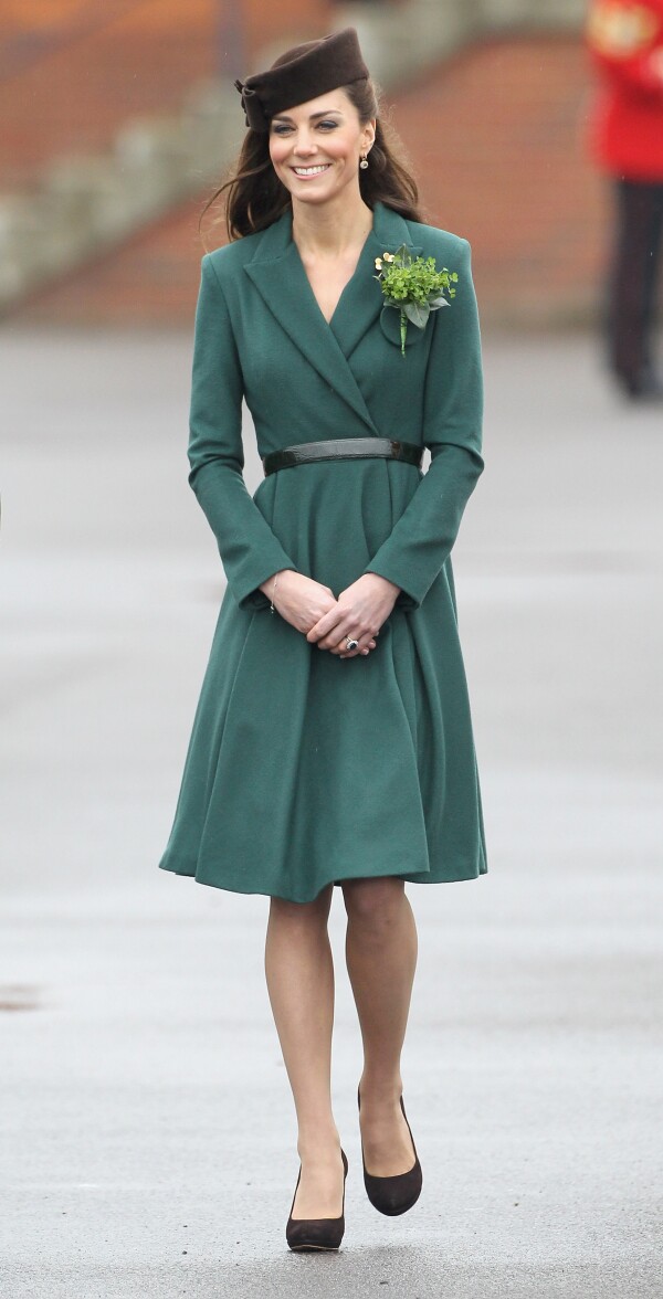 The Duchess Of Cambridge Visits The Irish Guards On Their St Patrick's Day Parade