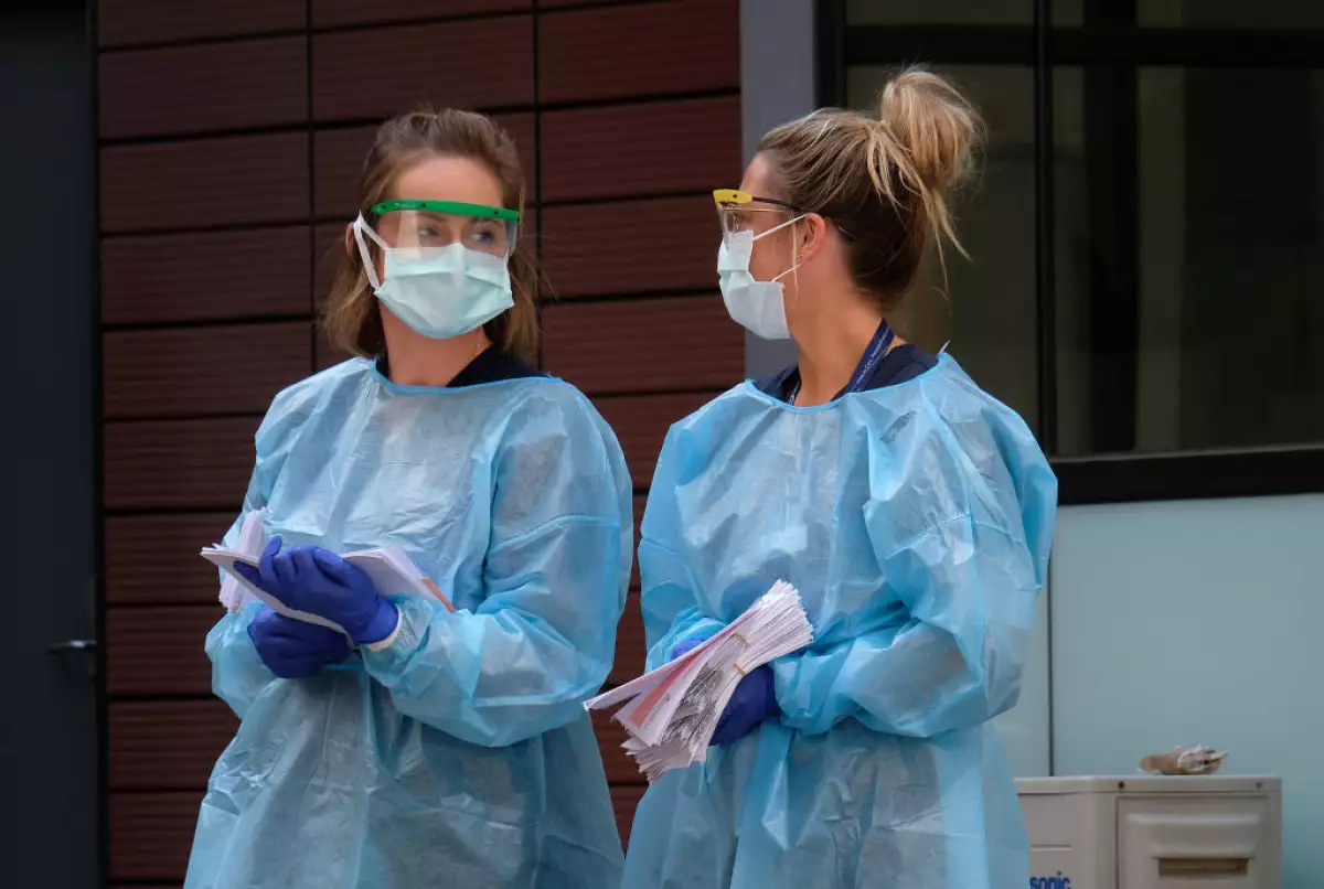 Victorians Attend Coronavirus Screening Clinics For COVID-19 Testing