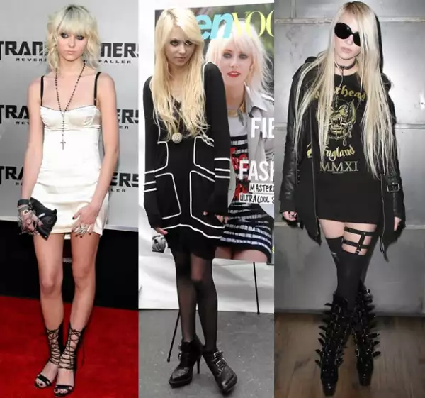Para 2009 Taylor Momsen ya vestía constantemente de negro no importando el evento al que fuera.