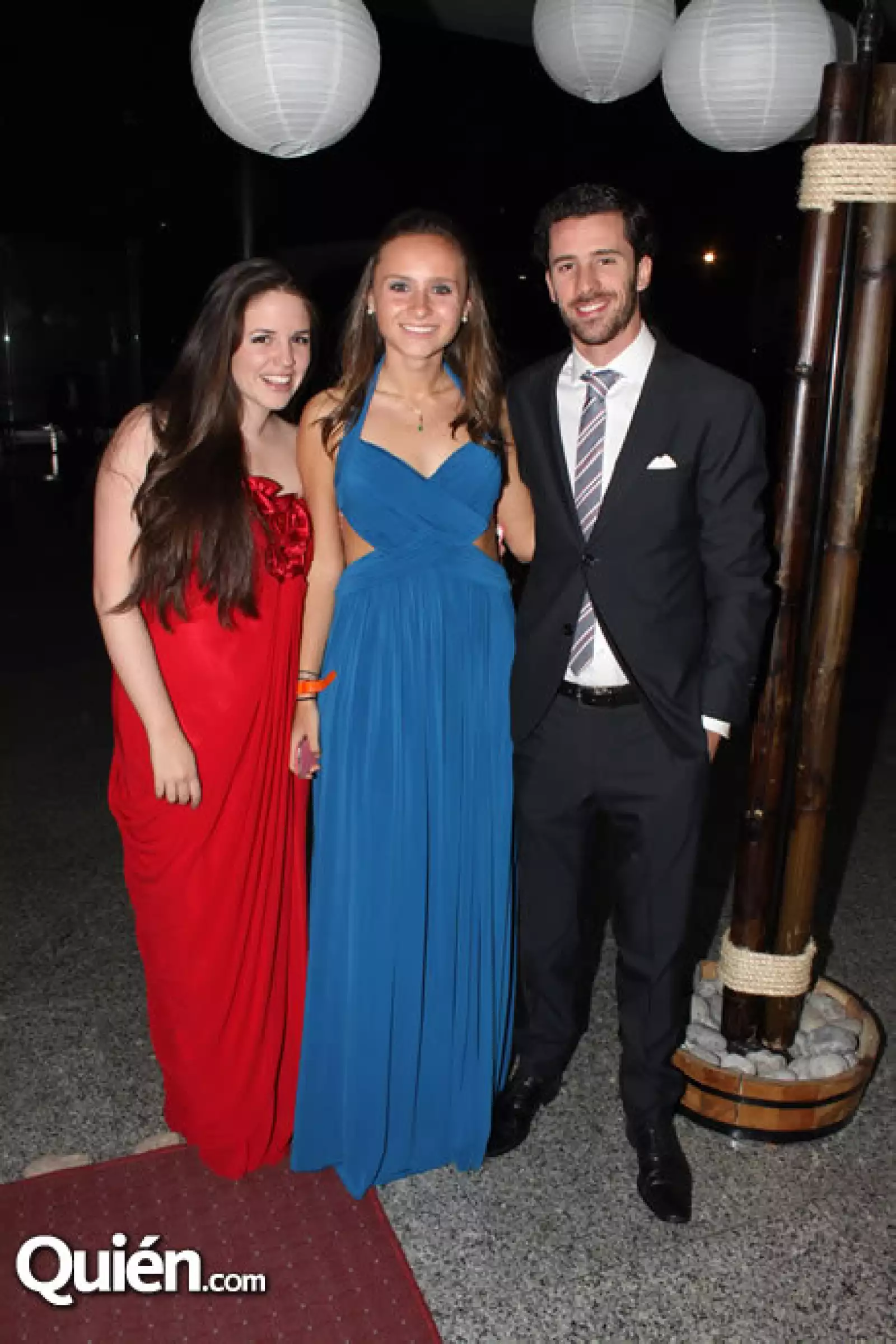 Pilar Vargas, Sofía Subiria y Jorge Junco