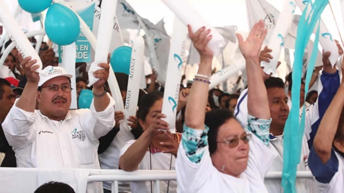 Nueva ALianza mitin Eruviel