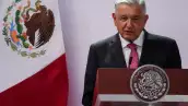 Andrés Manuel López Obrador durante el 3er Informe del Triunfo Histórico Democrático del Pueblo de México.