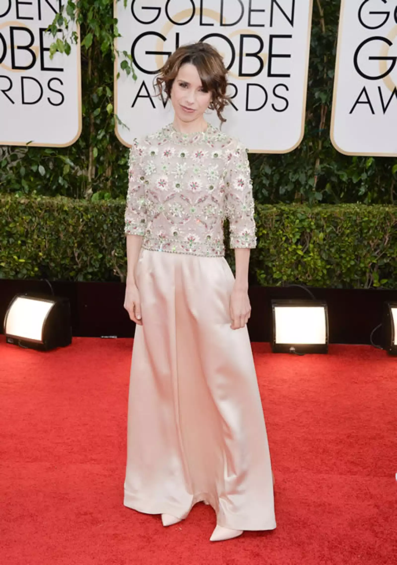 Sally Hawkins- A la actriz nominada a mejor actriz de reparto por Blue Jasmine quisiéramos verla con algo llamativo como este diseño de Ulyana Sergeenko.