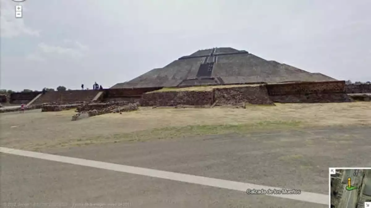 street view zonas arqueológicas México