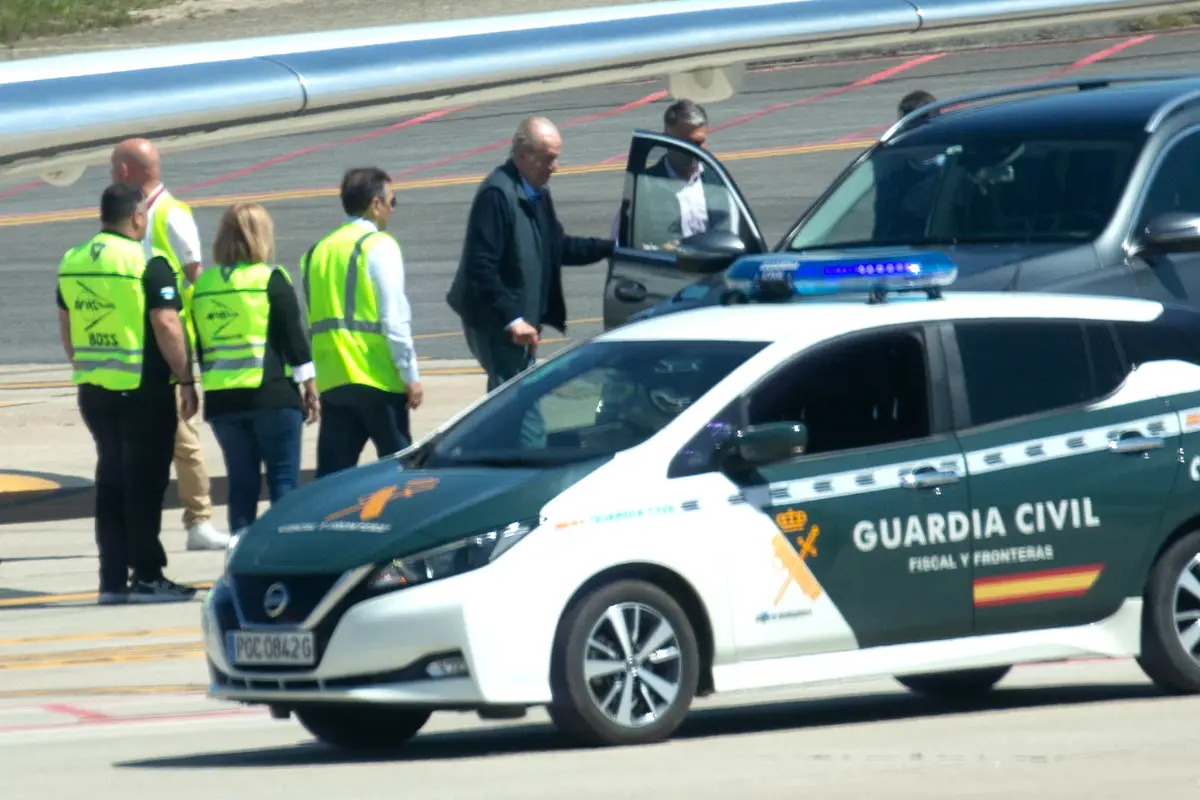 El rey emérito Juan Carlos llegó hoy a España