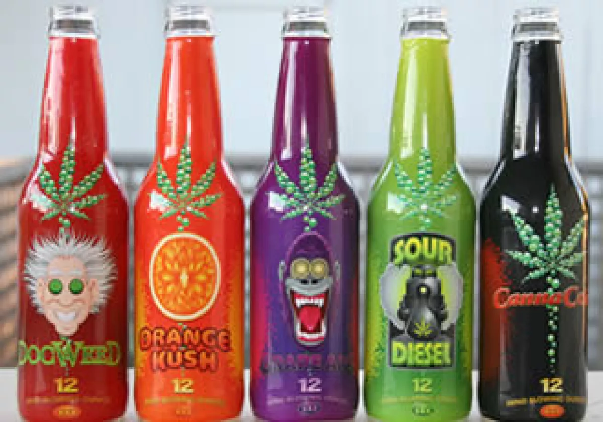 La bebida a base de mariguana se vendrá entre 10 y 15 dólares por bebida. (Foto: Cortesía DrinkCannaCola.com)