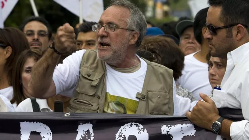 Javier Sicilia en marcha Cuernavaca