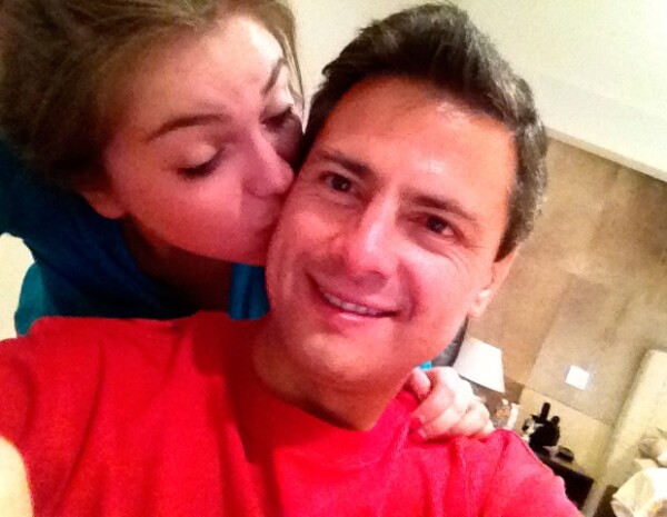 Sofía tiene una excelente relación con el esposo de su mamá, Enrique Peña Nieto, a quien cariñosamente llama "Pa2".