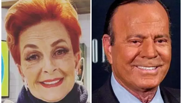 Talina Fernández y Julio Iglesias