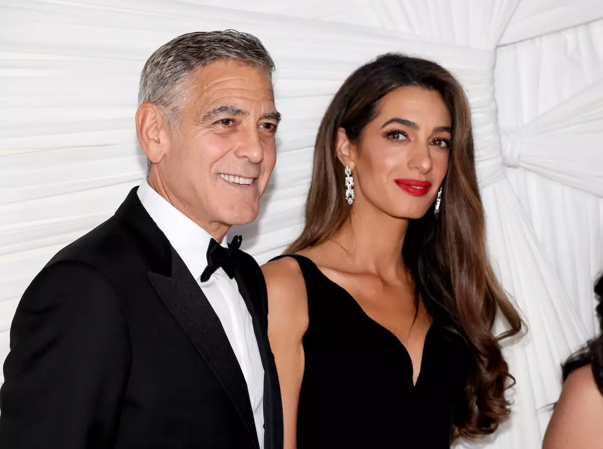 George Clooney y su esposa Amal Clooney