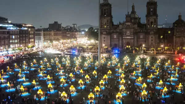 zocalo ofrenda muertos 2016