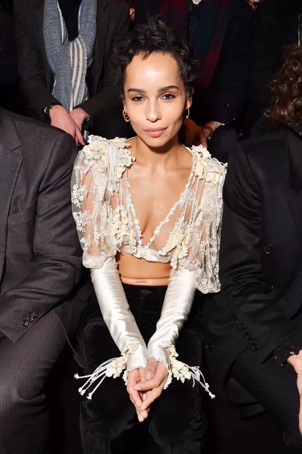 Saint Laurent show, Front Row, Fall Winter 2018, Paris Fashion Week, France - 27 Feb 2018