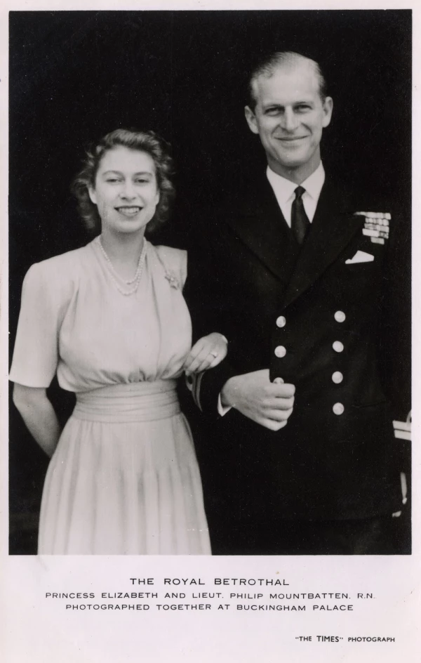 Reina Isabel II y el duque de Edimburgo