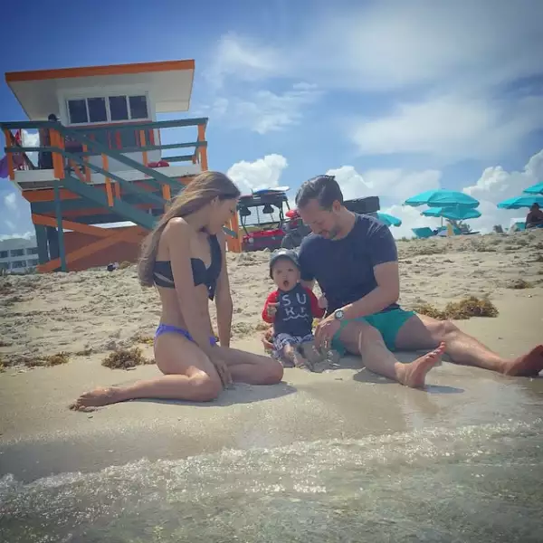 Andrea Castro: la fashionista está casada con Mauricio Tinajero, tiene un hijo de 1 año y está esperando su segundo bebé.