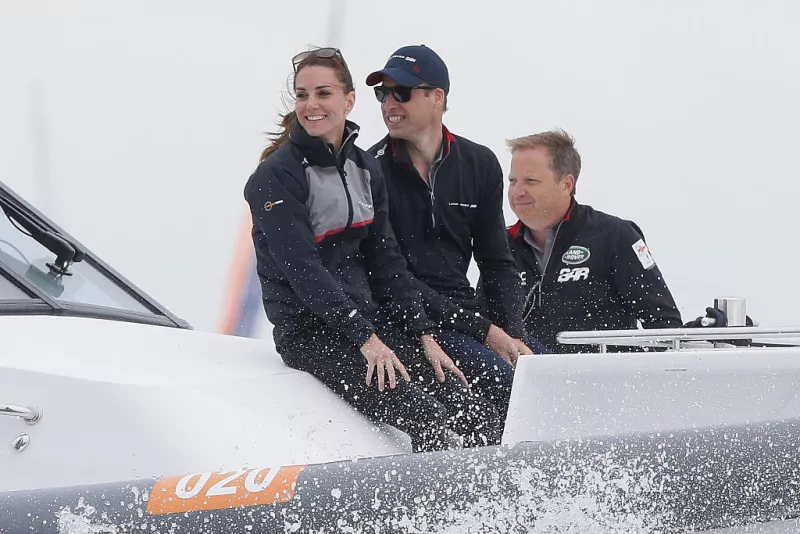 Duke And Duchess Of Cambridge At America's Cup World Series