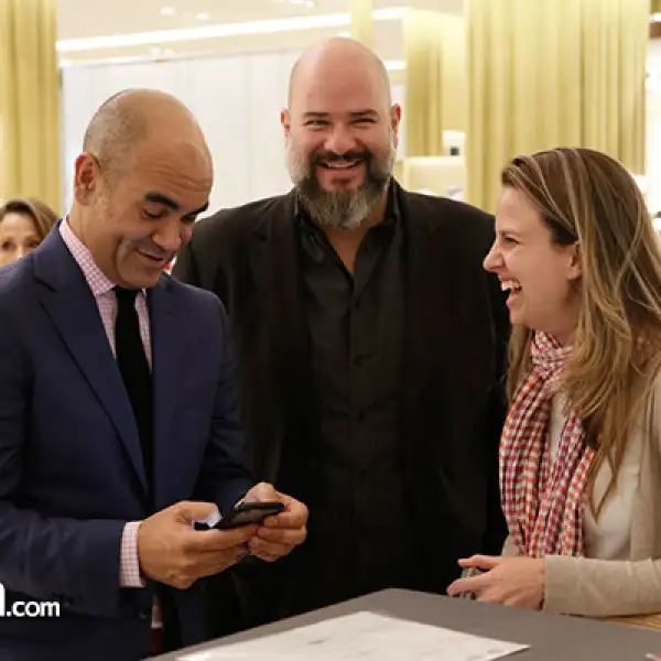 Marco Colín, Ricardo Casas y Nurvi Nuñez