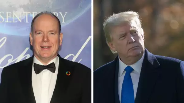 Príncipe Alberto de Mónaco y Donald Trump