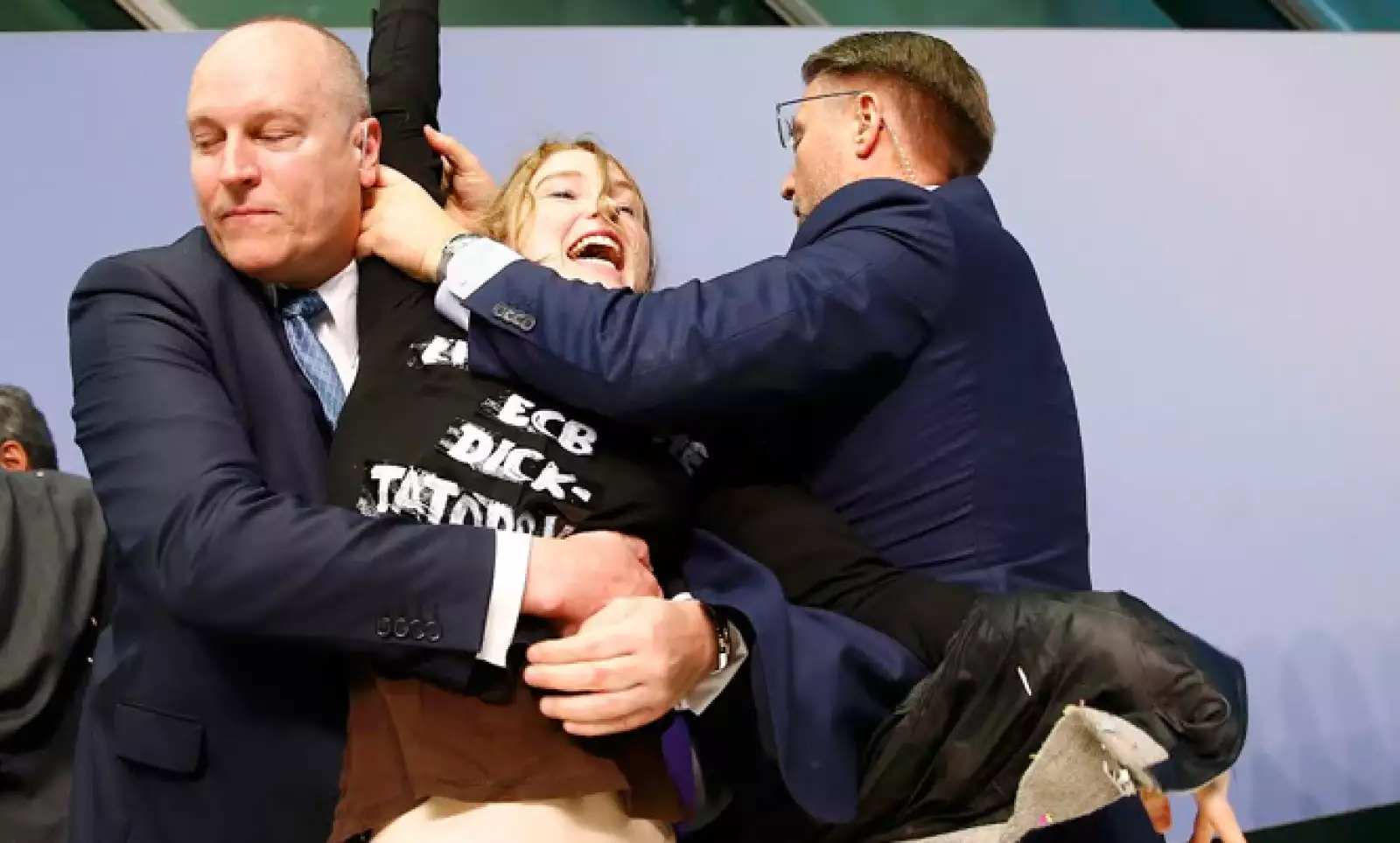 Se trata de la segunda manifestación contra el BCE en un mes. 