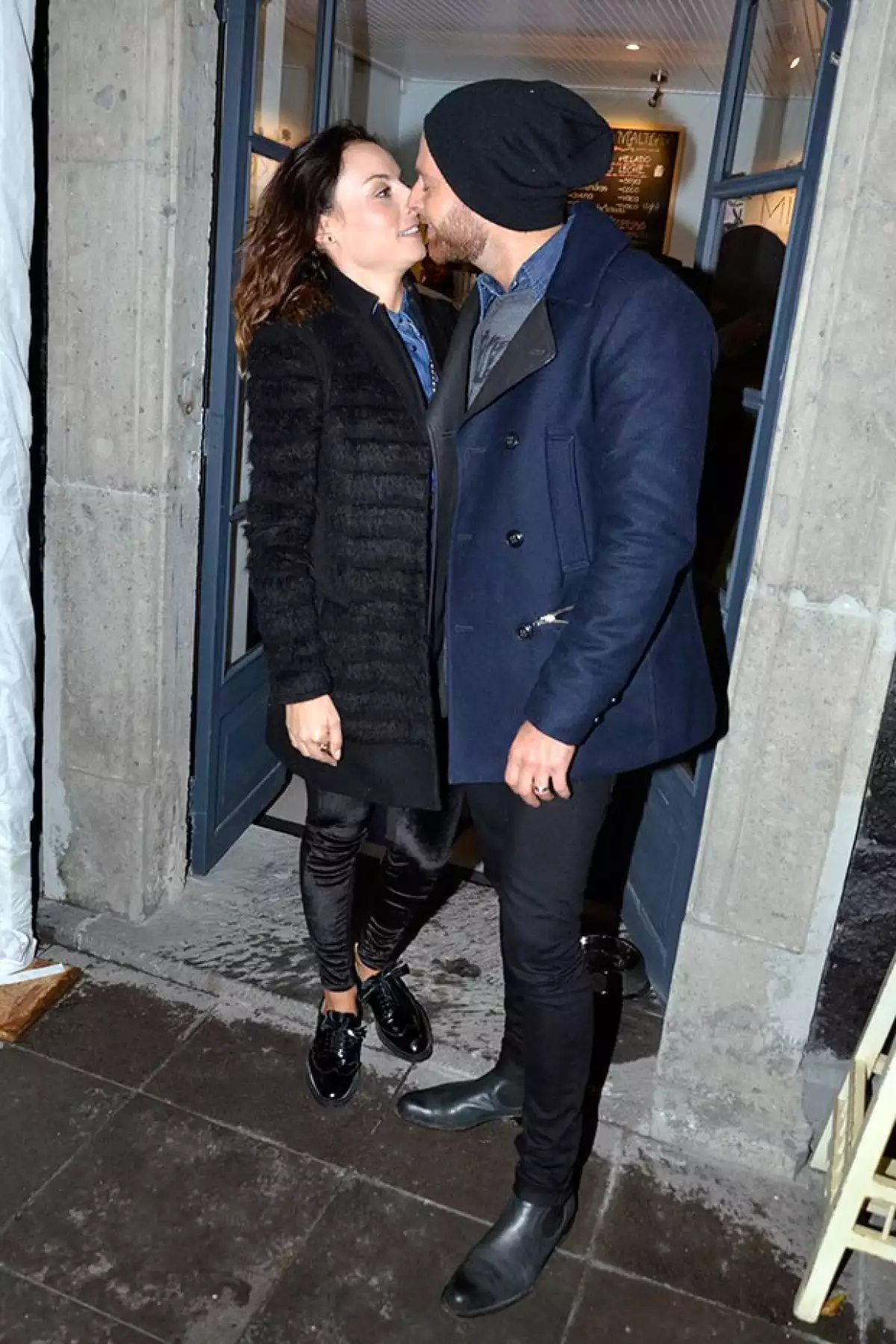 Luis Ernesto Franco se mostró muy romántico con su guapa esposa.