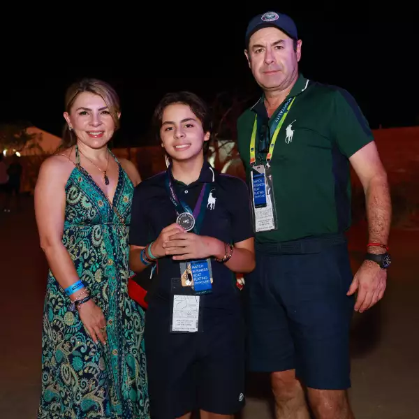 Sandra de Sosa , Carlos Sosa Pérez y Carlos Sosa 