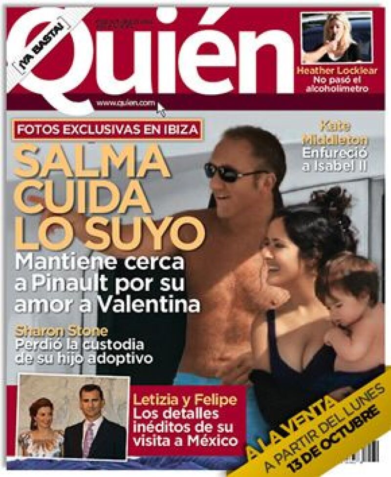 La pareja fue captada en un yate festejando el primer cumpleaños de su hija Valentina.