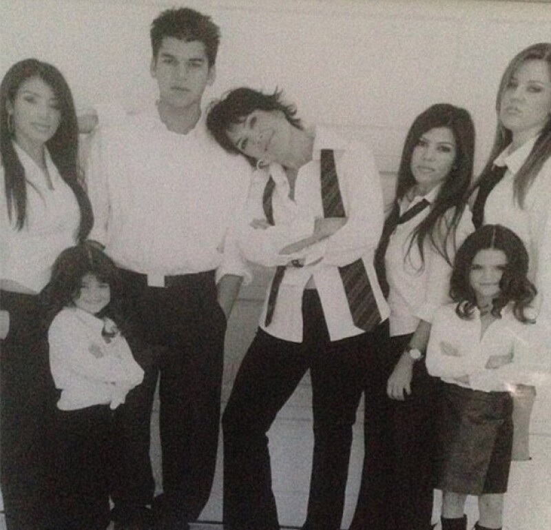 Kris se mostró agradecida y orgullosa con sus seis hijos.