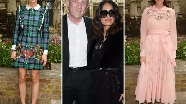 La colección Crucero 2017 encapsuló la excentricidad inglesa. Frente a las celebridades más importantes se apreciaron looks andróginos con motivos ya clásicos de la casa italiana.