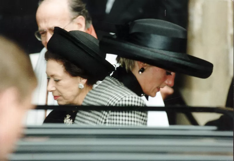 Princesa Diana y la princesa Margarita