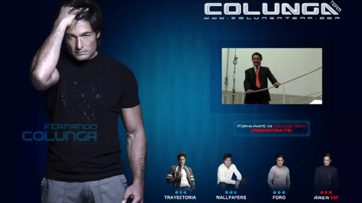 Fernando Colunga es de los pocos actores que no tienen cuanta ni en Twitter y Facebook.