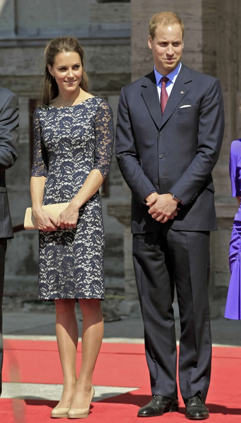 En el fin de semana de su aniversario de bodas, la Duquesa, el príncipe Guillermo y su hermana Pippa estuvieron en el enlace de Hannah Gillingham.