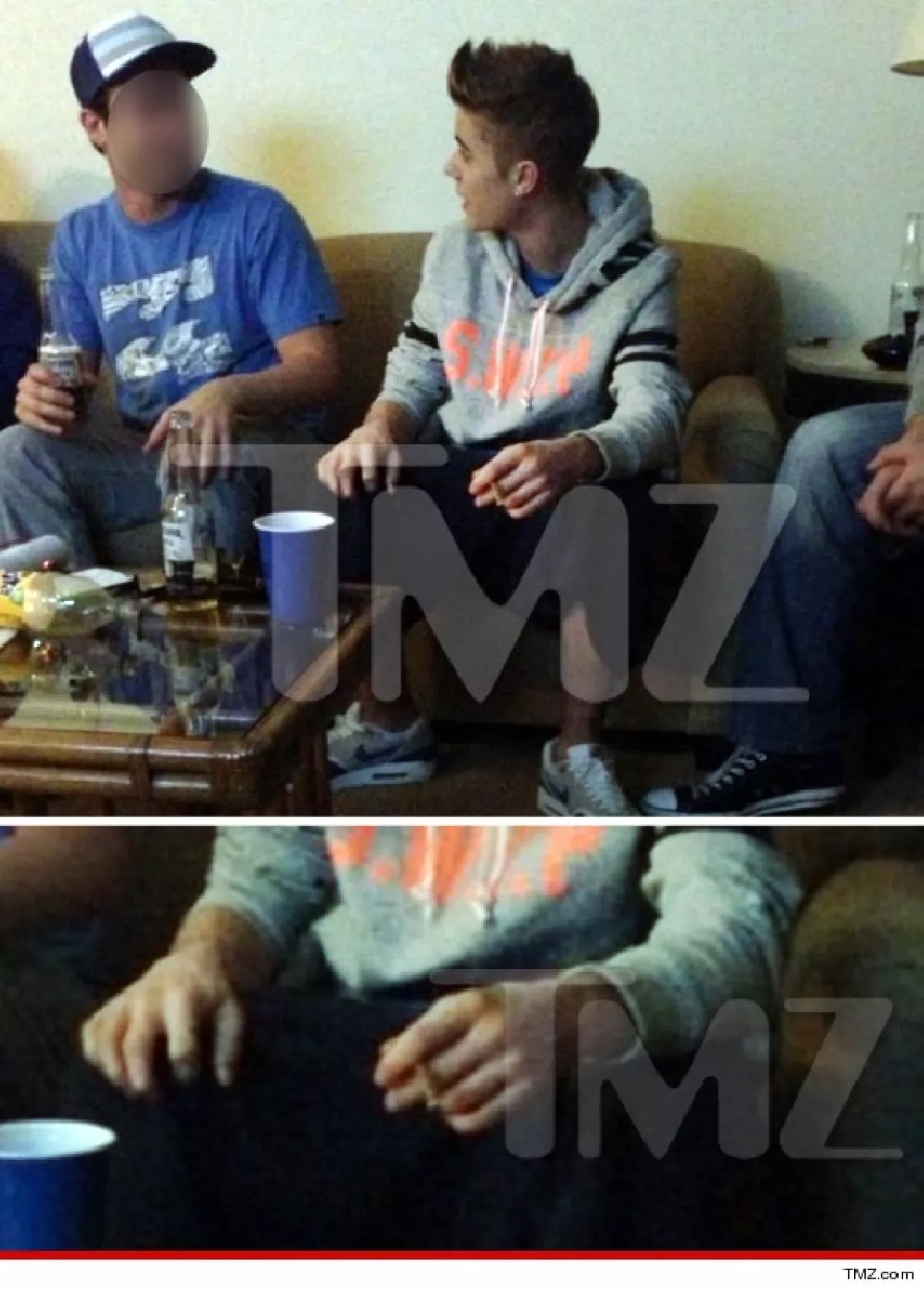 Según informa el portal TMZ, el cantante estaba en esta fiesta un día después que un paparazzi falleciera mientras seguía el auto de Bieber para tomarle una foto.