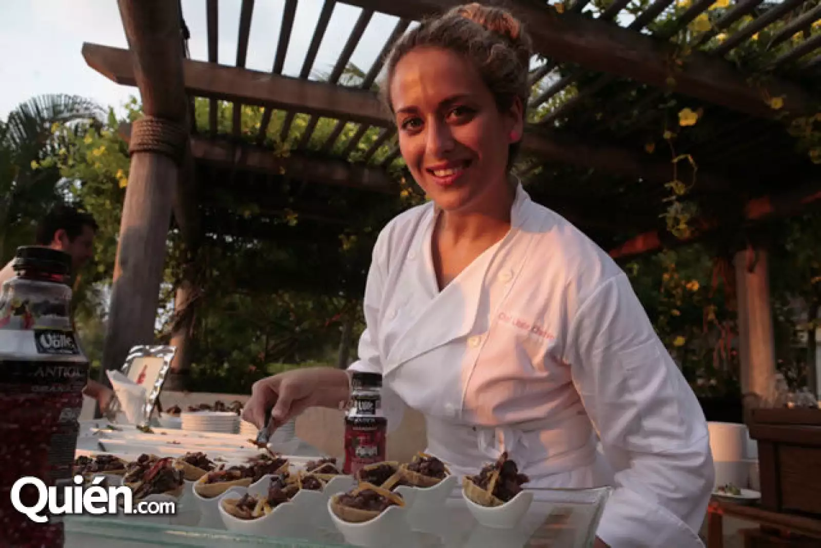 Linda Cherem fue la chef invitada por Del Valle Reserva para ofrecer la última noche una cena gourmet.