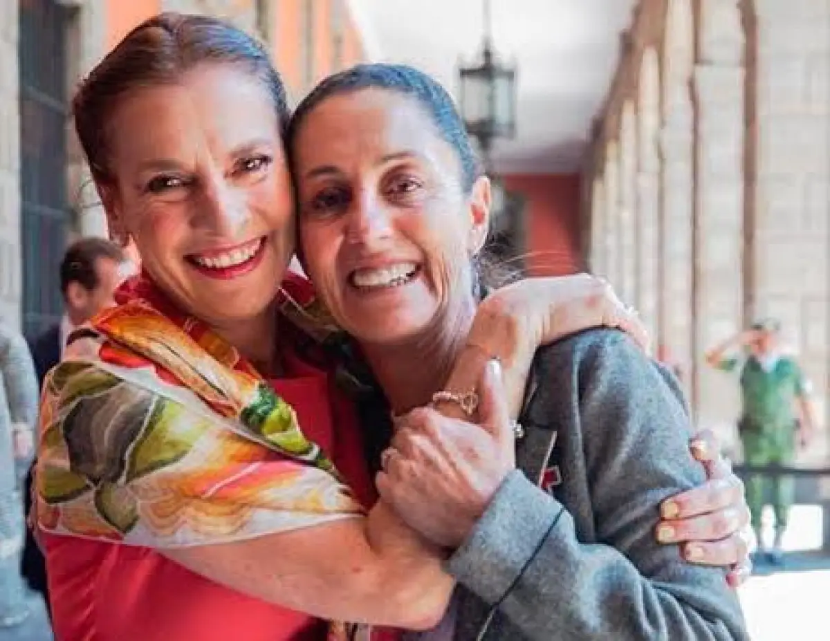 Beatriz Gutiérrez Müller y Claudia Sheinbaum