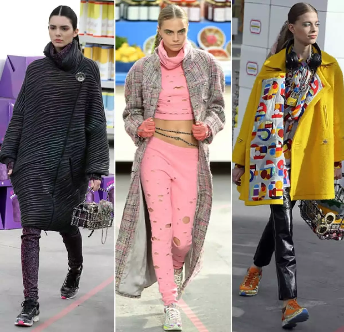 Kendall Jenner, una de las Kardashian, pisa fuerte el mundo de la moda caminando para Chanel.