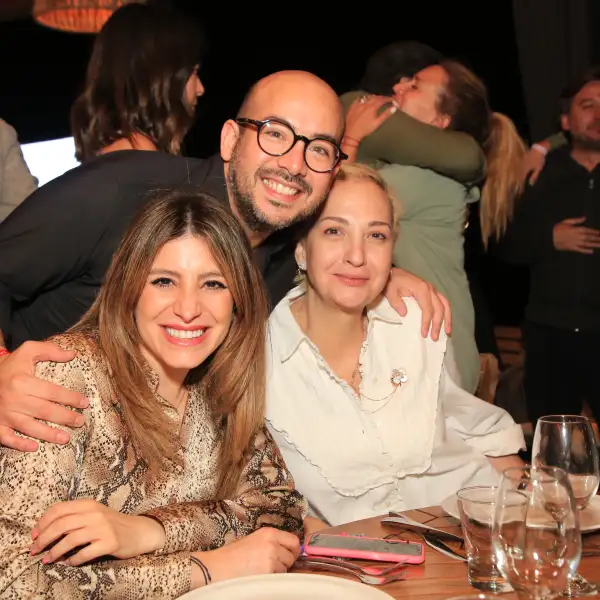 Giselle Aboudib, Sergio Moreno y Ana Hernández