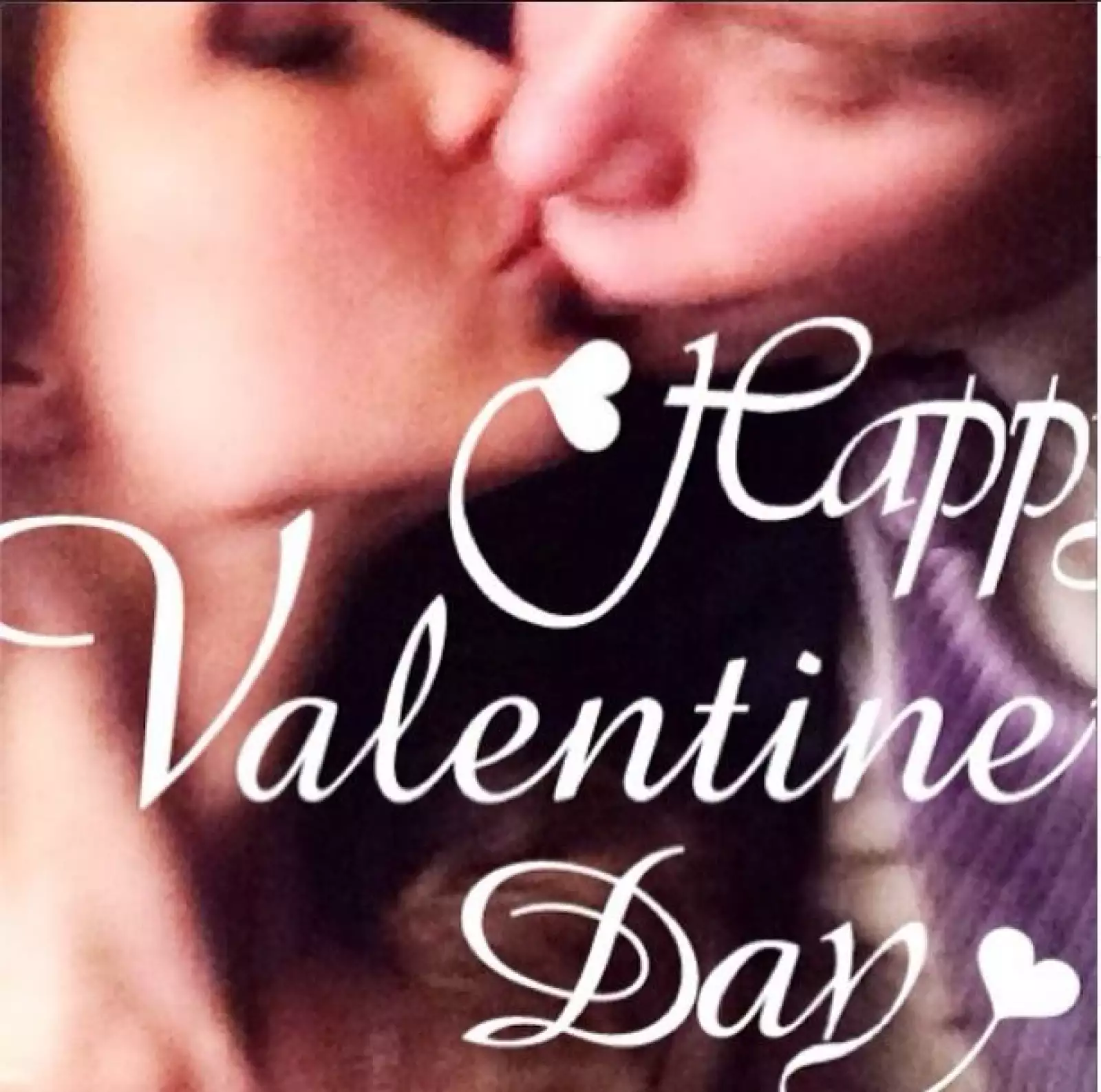 En San Valentín Anahí compartió esta romántica imagen.