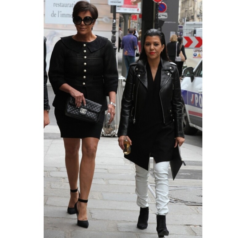 Kris Jenner y Kourtney Kardashian aprovecharon la tarde para ir de compras.