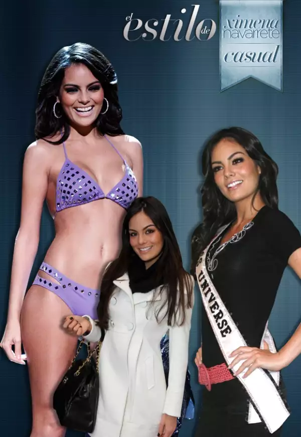 Ximena Navarrete en su día a día.