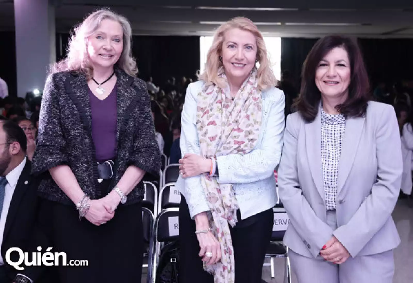 Petra Gwinner, Luz Dávalos y Oliva Sánchez