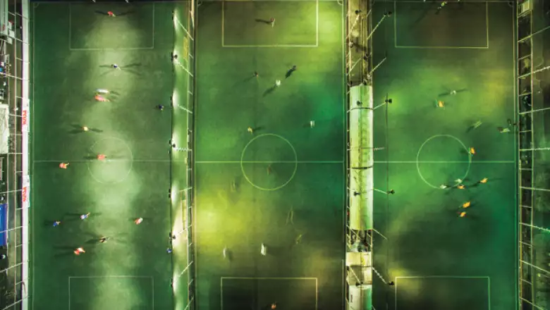 Las canchas de la Alberca Olímpica (Roberto Hernández)