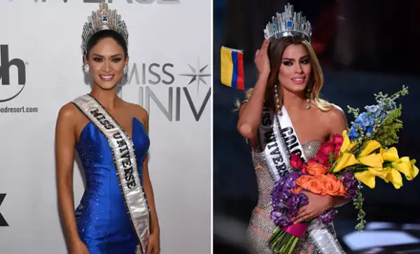 Miss Colombia y Miss Filipinas se comportaron a la altura de la situación.