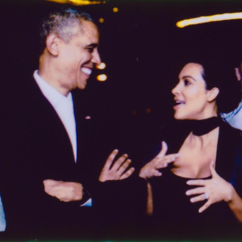 Kim Kardashian, Barack Obama