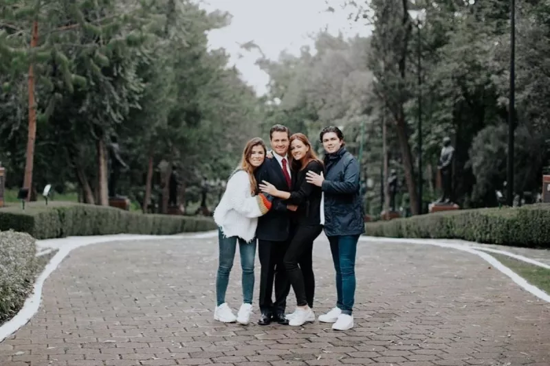 Paulina, Enrique, Nicole y Alejandro Peña