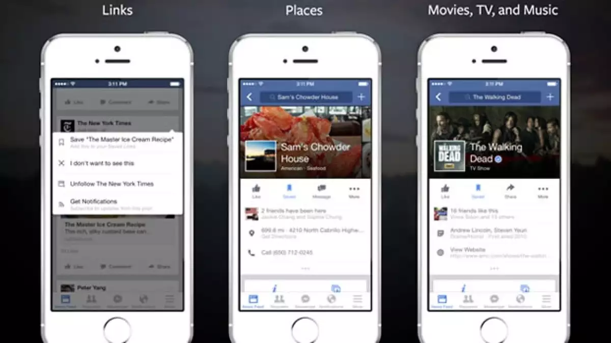 facebook funcion guardar