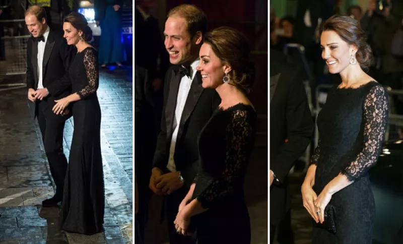 De la manera más elegante, la duquesa de Cambridge resalta su maternidad con un vestido de Diane Von Furstenberg durante la reunión anual de la monarquía británica.