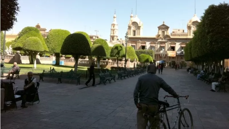 Plaza principal de León, Guanajuato.