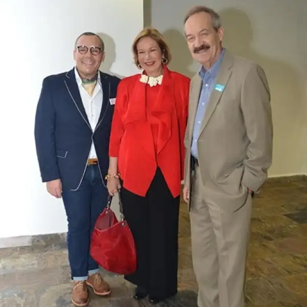Daniel Espinosa,Guadalupe Loaeza y Enrique Goldbard.